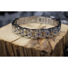 Magnetarmband "fleur bleue"